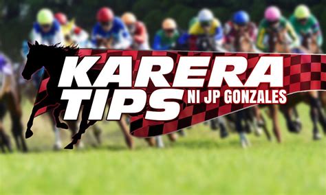 karera news today|Karera Tips Ni JP Gonzales .